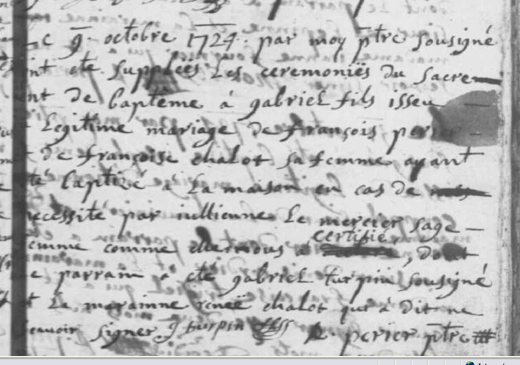 9 octobre 1724